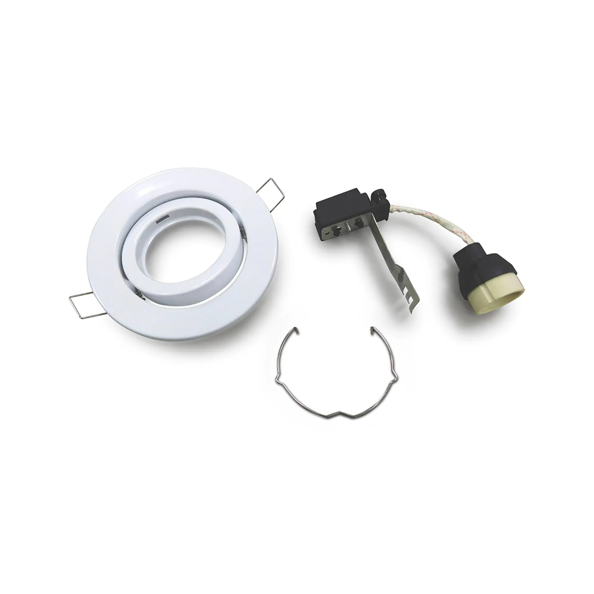 Hudson GU10 Adjustable Downlight, Cut Out 84mm White D0035  Deco Hudson